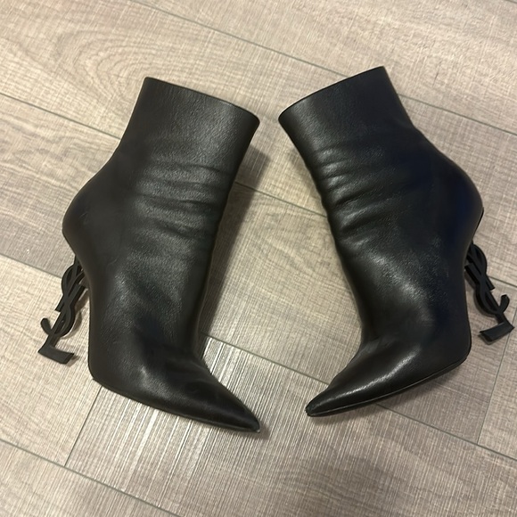 YSL black boot heels - Picture 6 of 7